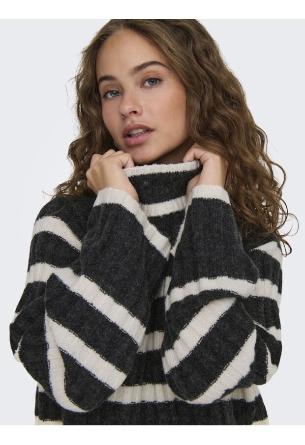 15321001 Dark Grey Melange/W LGM/ BLACK SEQU 