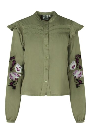 Lizzi Lou Z90217/Salem lds MOS  oil green