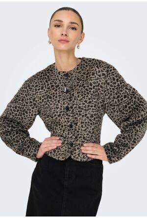 JDY 15353982 Timber Wolf/BLACK-FONDUE FUDGE LEO  272236001