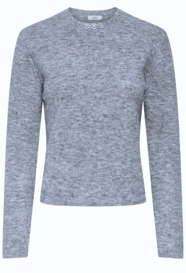 15351917 Medium Grey Melange/BLACK FLOWER 