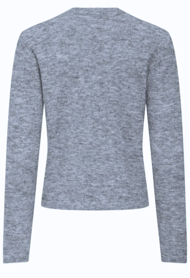 15351917 Medium Grey Melange/BLACK FLOWER 