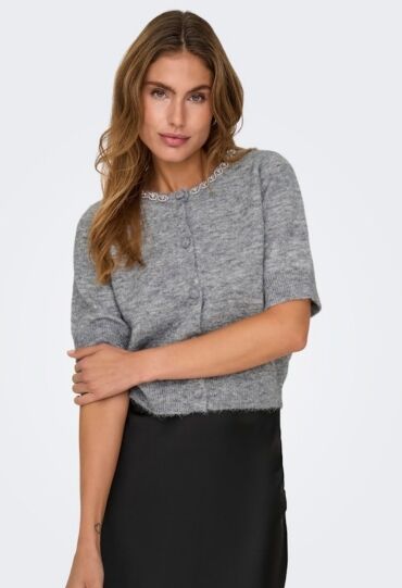 JDY 15344982 Medium Grey Melange/BLACK BUTTERFLY  179075001