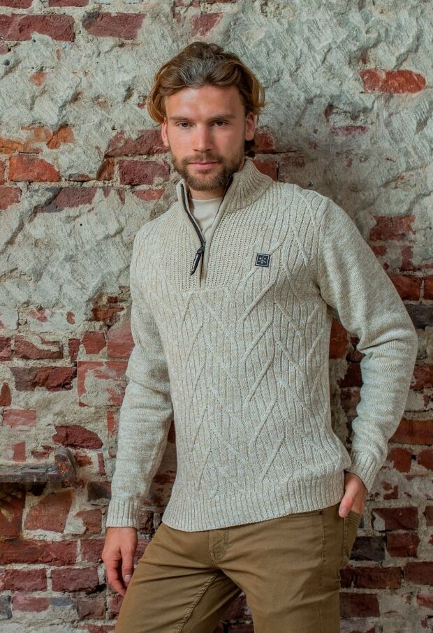 W10438/Tewis men licht beige 