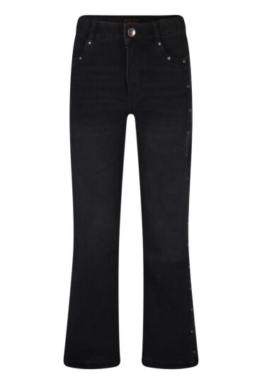 D-zine W10216/Stud BLCK DENIM  black denim