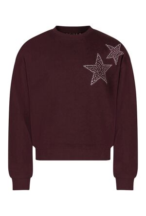 D-zine W10233/Fringe wijn rood  wijnrood