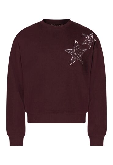 D-zine W10233/Fringe wijn rood  wijnrood