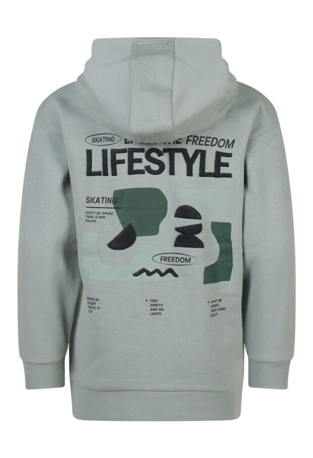 W10246/Seattle grijsblauw 